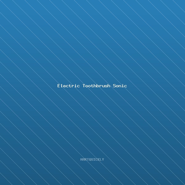 Electric Toothbrush Sonic